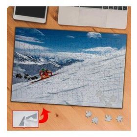 P049 Snowboard Kış Sporu 240 Parça Puzzle Yapboz Tablo