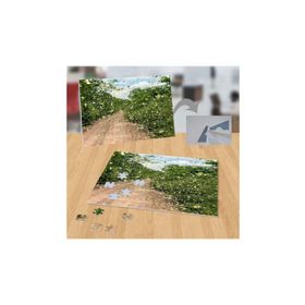 P057 Bağ Yolu Yeşil Çalılıklar 99 Parça Puzzle Yapboz