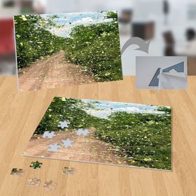 P057 Bağ Yolu Yeşil Çalılıklar 99 Parça Puzzle Yapboz