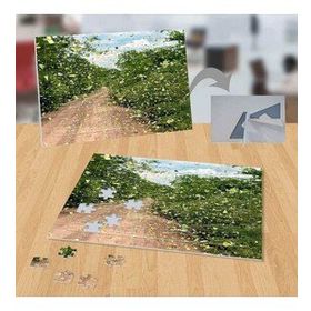 P057 Bağ Yolu Yeşil Çalılıklar 99 Parça Puzzle Yapboz