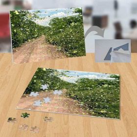 P057 Bağ Yolu Yeşil Çalılıklar 99 Parça Puzzle Yapboz