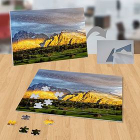 P058 Dağlara Yansıyan Güneş 99 Parça Puzzle Yapboz