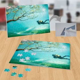 P061 Deniz Altındaki Ağaç ve Dalgıç 99 Parça Puzzle Yapboz