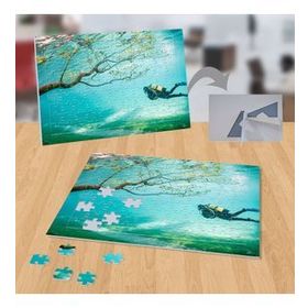 P061 Deniz Altındaki Ağaç ve Dalgıç 99 Parça Puzzle Yapboz