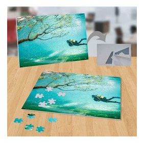 P061 Deniz Altındaki Ağaç ve Dalgıç 99 Parça Puzzle Yapboz