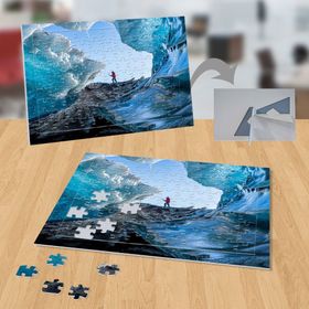 P067 Sörf Yapan Adam 99 Parça Puzzle Yapboz