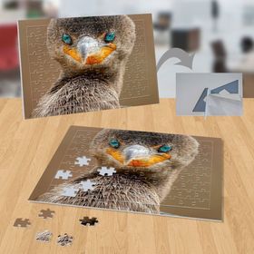 P069 Mavi Gözlü Kuş 99 Parça Puzzle Yapboz