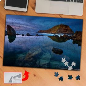 P071 Büyük Kayalıklar Manzara 240 Parça Puzzle Yapboz Tablo
