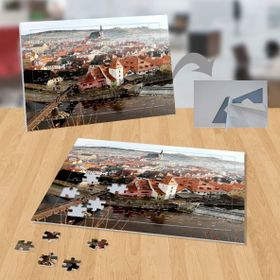 P074 Kuş Bakışı Şehir 99 Parça Puzzle Yapboz