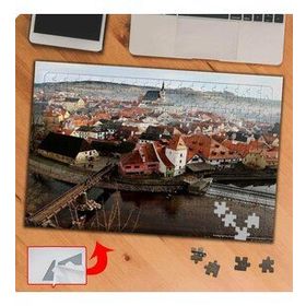 P074 Kuş Bakışı Şehir Görüntüsü 240 Parça Puzzle Yapboz Tablo