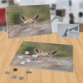 P077 Avını Gözleyen Tilki 99 Parça Puzzle Yapboz