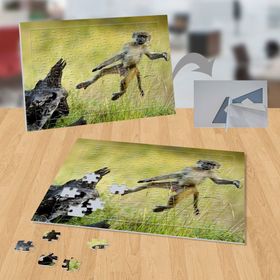 P078 Savrulan Maymun 99 Parça Puzzle Yapboz
