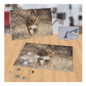 P079 Kurnazca Yürüyen Kaplan 99 Parça Puzzle Yapboz
