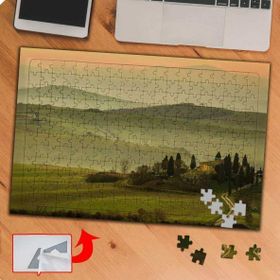 P080 Şehiden Uzak Sakin Yaşam 240 Parça Puzzle Yapboz Tablo