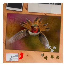 P085 Uçan Sevimli Minik Kuş 240 Parça Puzzle Yapboz Tablo