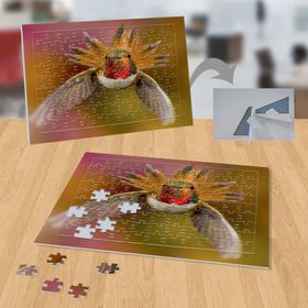 P085 Uçan Tüylü Kuş 99 Parça Puzzle Yapboz