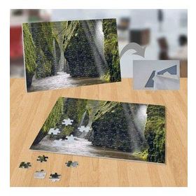 P087 Yosun Tutmuş Kayalıklar ve Şelale 99 Parça Puzzle Yapboz