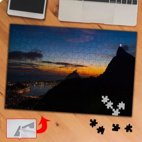 P088 Akşam Üstü Şehir Manzarası 240 Parça Puzzle Yapboz Tablo