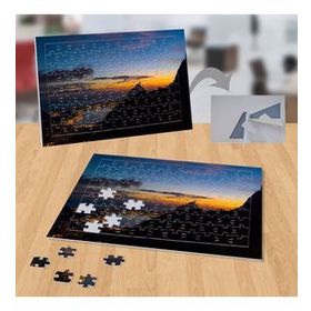 P088 Gün Batımı ve Silüet Dağ 99 Parça Puzzle Yapboz