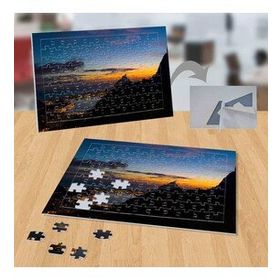 P088 Gün Batımı ve Silüet Dağ 99 Parça Puzzle Yapboz