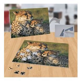 P089 Leopar Anne ve Çocuk 99 Parça Puzzle Yapboz