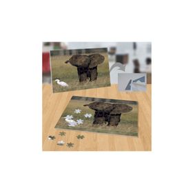 P095 Kaz ve Küçük Siyah Fil 99 Parça Puzzle Yapboz
