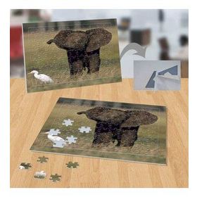 P095 Kaz ve Küçük Siyah Fil 99 Parça Puzzle Yapboz