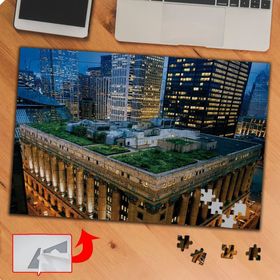 P102 Yüksek Binalar Yerleşik Yaşam 240 Parça Puzzle Yapboz Tablo