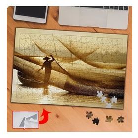 P106 Deniz Ve Balıkçı Ağı 240 Parça Puzzle Yapboz Tablo