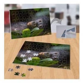 P118 Yatan Maymun Hayvan Doğa 99 Parça Puzzle Yapboz
