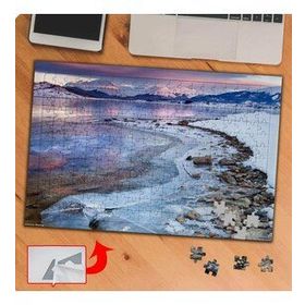 P122 Kış Mevsiminde Sahil Kenarı 240 Parça Puzzle Yapboz Tablo