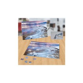 P122 Pembe Gökyüzü Deniz Doğa 99 Parça Puzzle Yapboz