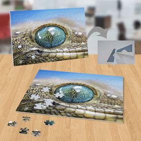 P123 Yılan Gözleri Hayvan Doğa 99 Parça Puzzle Yapboz