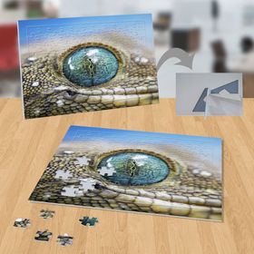 P123 Yılan Gözleri Hayvan Doğa 99 Parça Puzzle Yapboz