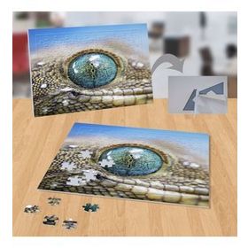 P123 Yılan Gözleri Hayvan Doğa 99 Parça Puzzle Yapboz