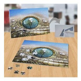 P123 Yılan Gözleri Hayvan Doğa 99 Parça Puzzle Yapboz