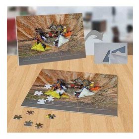 P127 Dağa Tırmanış Doğa Sporcular 99 Parça Puzzle Yapboz
