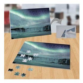P128 Kuzey Işıkları Şelale Doğa Olayı 99 Parça Puzzle Yapboz