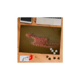 P131 Göldeki Flamingo Kuşları 240 Parça Puzzle Yapboz Tablo