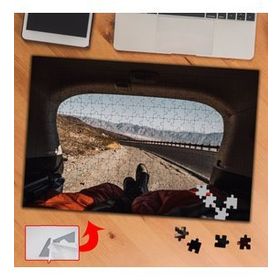 P3570 Arabada Uyku Yol Yorgunluk 240 Parça Puzzle Yapboz Tablo