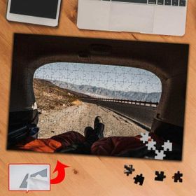 P3570 Arabada Uyku Yol Yorgunluk 240 Parça Puzzle Yapboz Tablo