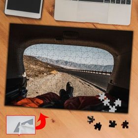 P3570 Arabada Uyku Yol Yorgunluk 240 Parça Puzzle Yapboz Tablo