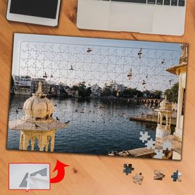 P358 Kuşlar Evler Mimari Yapı 240 Parça Puzzle Yapboz Tablo