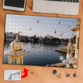 P358 Kuşlar Evler Mimari Yapı 240 Parça Puzzle Yapboz Tablo
