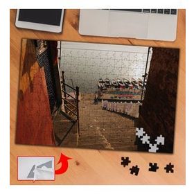 P902 Sahile İnen Merdiven Sandal 240 Parça Puzzle Yapboz Tablo