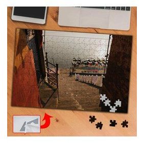 P902 Sahile İnen Merdiven Sandal 240 Parça Puzzle Yapboz Tablo