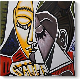 Pablo Picasso - Tete Dune Femme Tablosu