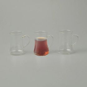 Paçi 180 ml Şeffaf Keyif 3'lü Cam Kupa