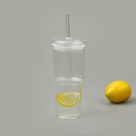 Paçi 500 ml Şeffaf Cam Pipetli Bardak