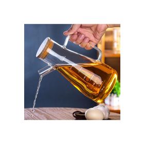 Paçi 900 Ml Bambu Kapaklı Cam Yağlık